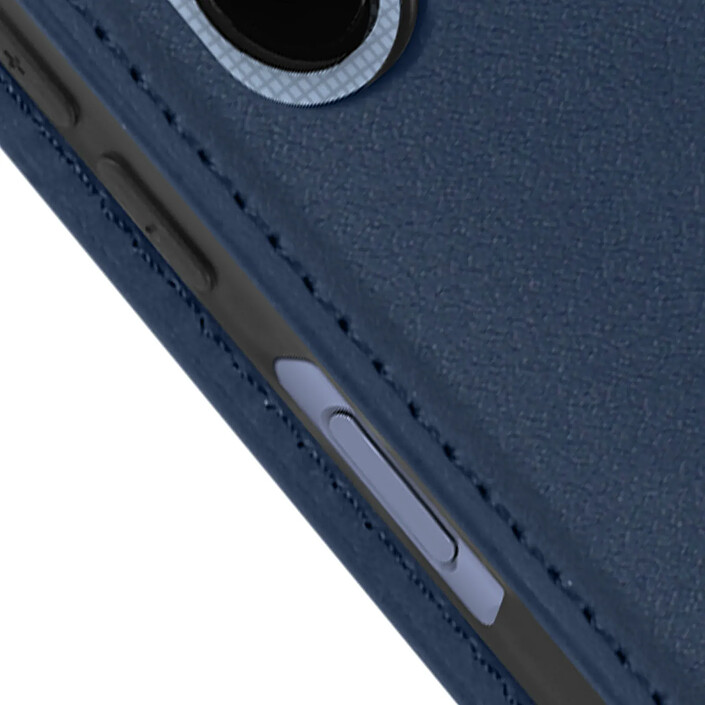 Acheter Avizar Étui pour Galaxy A25 Porte-carte Support Vidéo Clapet Magnétique Bleu nuit