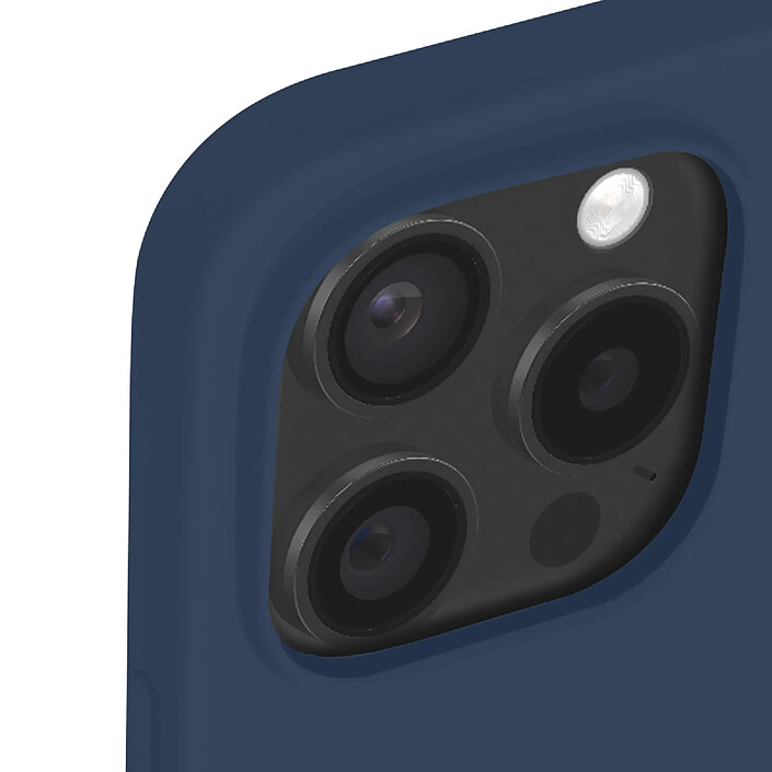 Avis Jaym Coque Magsafe pour Apple iPhone 15 Pro Premium Silicone Microfibre Bleu