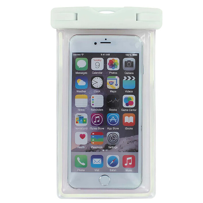 Wantalis Pochette Étanche Universelle pour Smartphone 6.7 pouces IPX8 10m Blanc