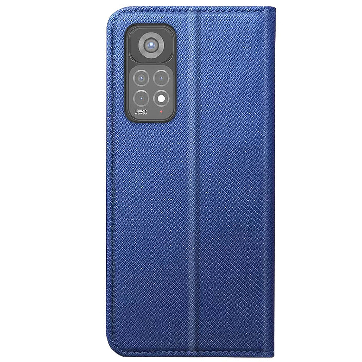 Acheter Jaym Étui Folio pour Xiaomi Redmi Note 11S 4G / Note 11 Magnétique Fonction Stand Bleu