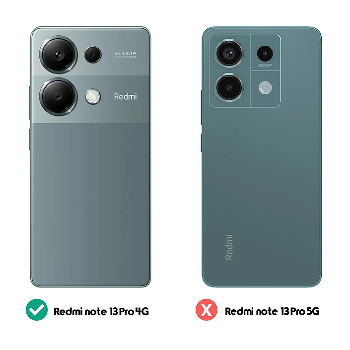 Acheter Xfm Housse pour Xiaomi Redmi Note 13 Pro 4G Porte-carte Fin et Léger Noir