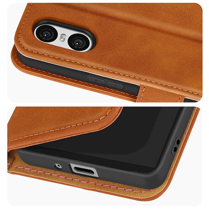 Avizar Étui pour Sony Xperia 10 VI Clapet Portefeuille pas cher