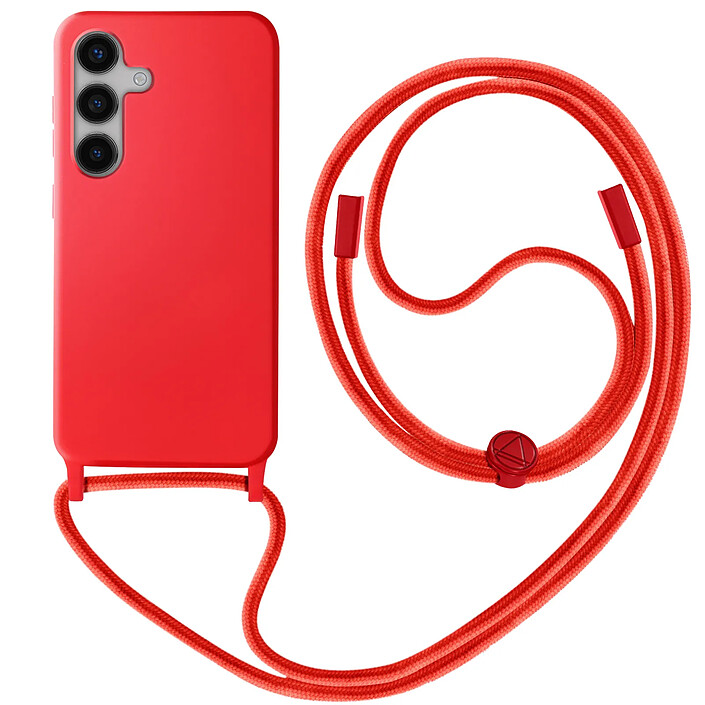 Avizar Coque pour Galaxy S24 Série Corda avec Cordon Tour de Cou Ultra Résistant pas cher