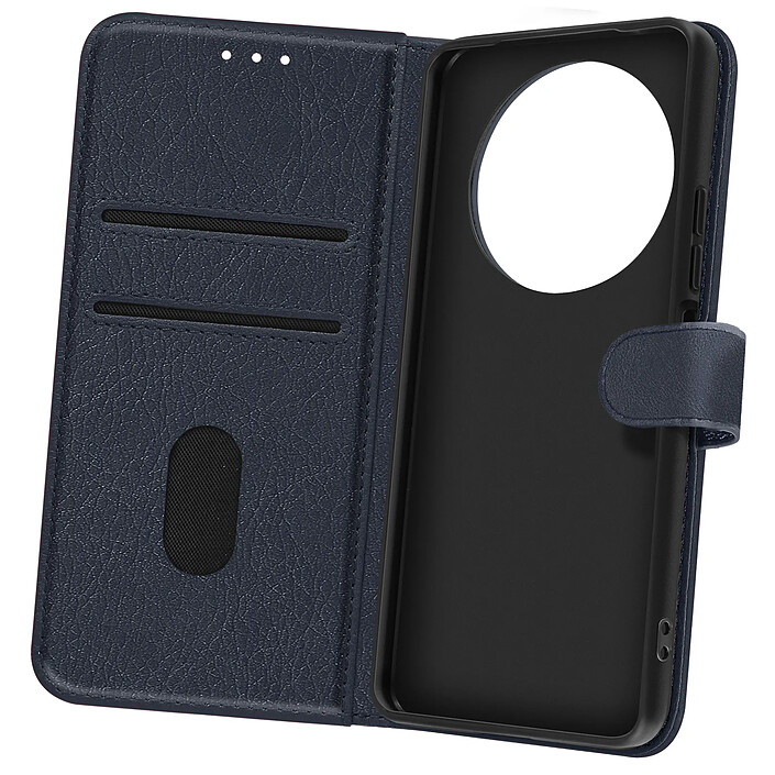 Avizar Étui Portfeuille pour Redmi A3 Série Chesterfield avec Fonction Support