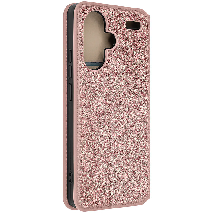 Avizar Étui pour Xiaomi Redmi Note 13 Pro Plus Porte-carte Support Vidéo Rose champagne