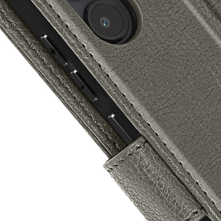 Acheter Avizar Étui pour Xiaomi Redmi 9C / 9C NFC et 10A Portefeuille et Support Gris