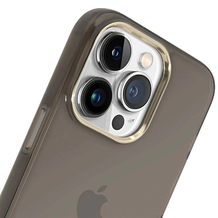 Avis Guess Coque pour Apple iPhone 14 Pro Max Colors avec lanière perlée Noir
