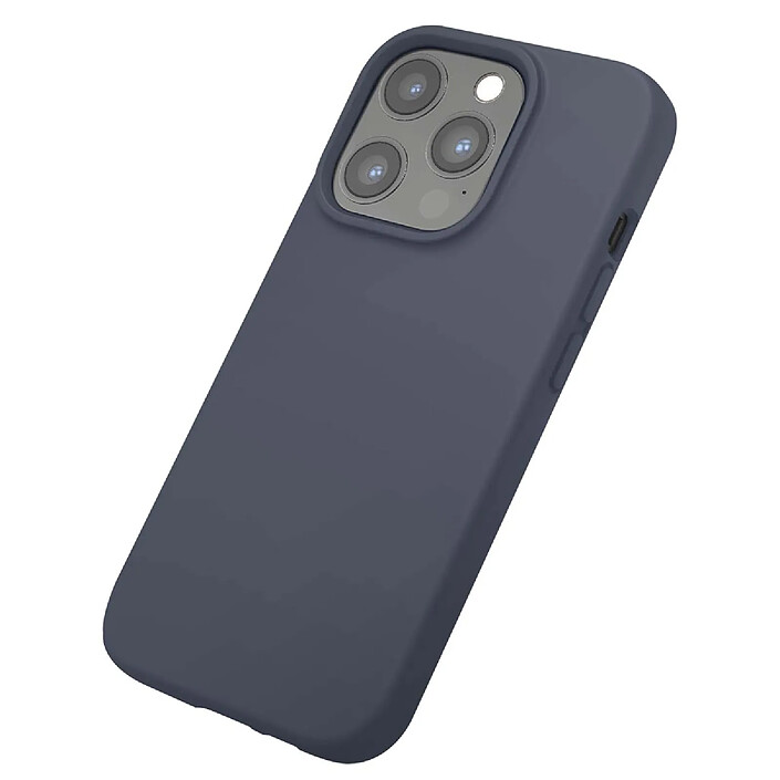 Avis Jaym Coque pour Apple iPhone 12 Pro Max Premium Silicone Microfibre Bleu