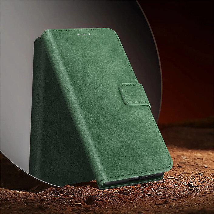 Avizar Housse pour Samsung S24 Plus Portefeuille Clapet Support Vidéo Vert foncé pas cher