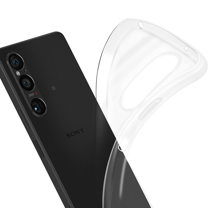 Acheter Avizar Coque pour Sony Xperia 1 VII / 1VI Silicone Souple Design Fin Transparent