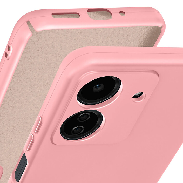 Avizar Coque pour Xiaomi Redmi 13C Semi-rigide Soft-touch Mat Rose clair pas cher