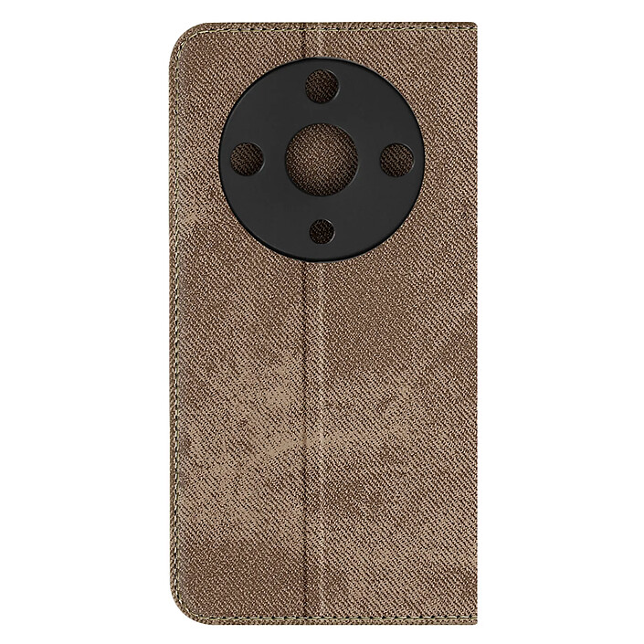 Avizar Etui Denim Portefeuille pour Honor Magic 6 Lite 5G Support vidéo