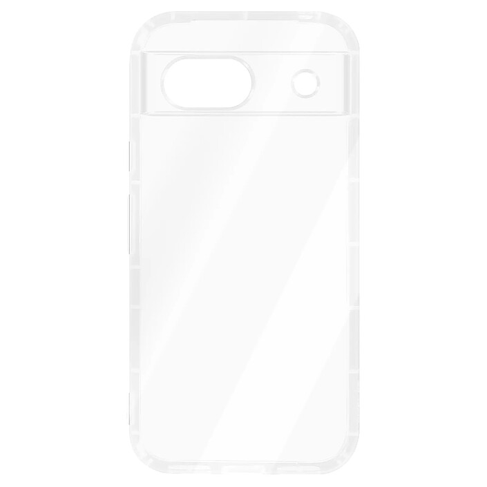 Avizar Coque pour Google Pixel 8A Caméra Protégée Silicone Fin Transparent