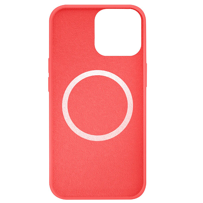 Avis Jaym Coque Magsafe pour Apple iPhone 12 / 12 Pro Premium Silicone Microfibre Rouge