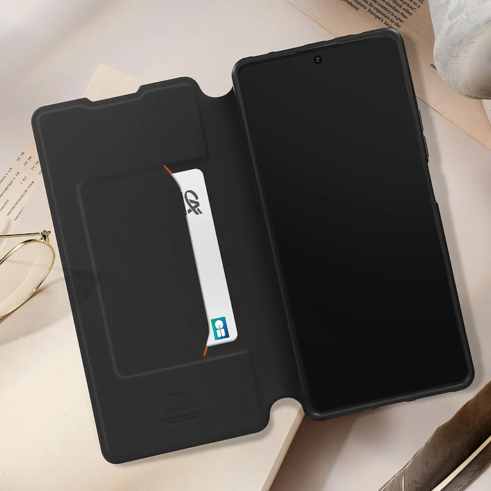 Avis Xfm Housse pour Xiaomi Redmi Note 13 Pro 4G Porte-carte Fin et Léger Noir