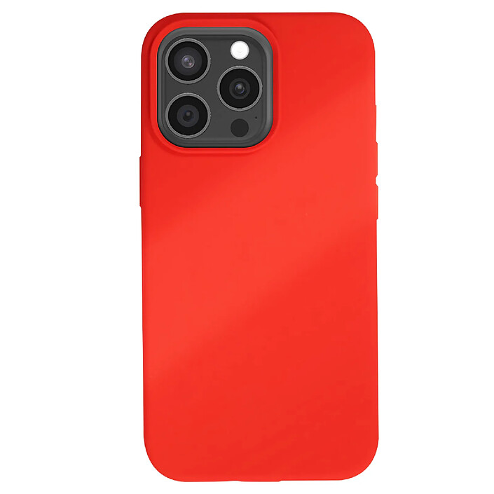Jaym Coque pour Apple iPhone 15 Pro Max Premium Soft Feeling Rouge