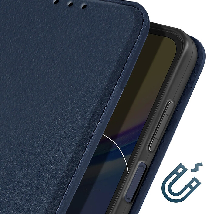 Acheter Avizar Étui pour Samsung Galaxy A15 Porte-carte Support Vidéo Bleu nuit