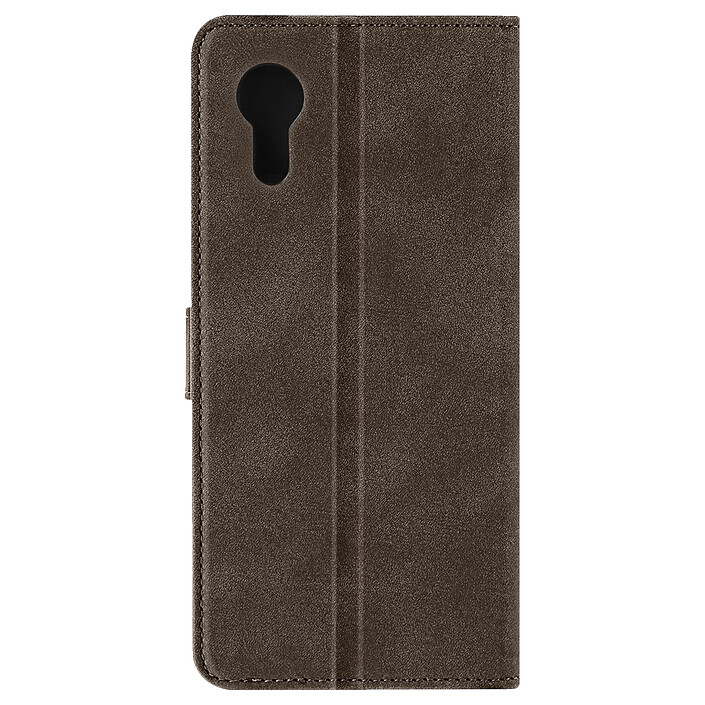 Avizar Étui pour Samsung Galaxy Xcover 7 Portefeuille Support Vidéo Marron foncé