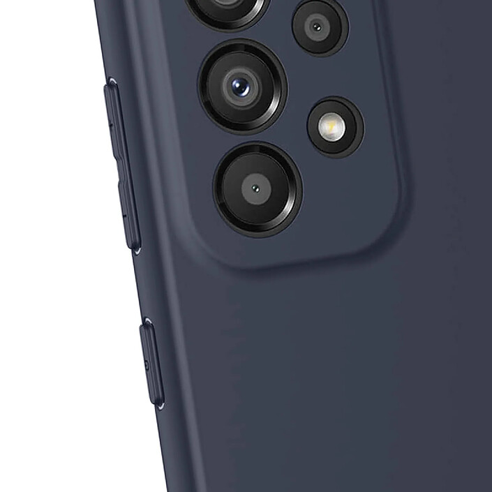 Acheter Jaym Coque pour Samsung Galaxy A33 5G Premium Silicone Microfibre Bleu