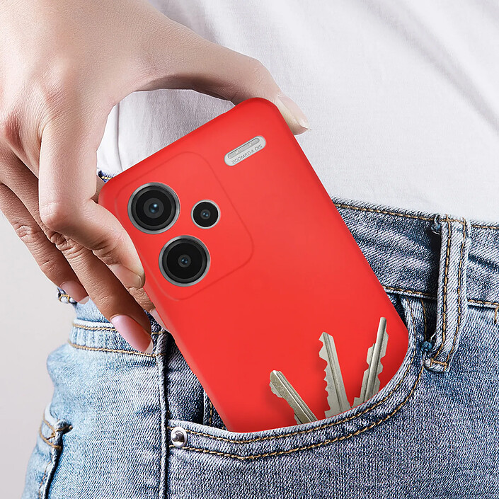 Acheter Avizar Coque pour Redmi Note 13 Pro Plus Série Fast Cover Antidérapant Rouge