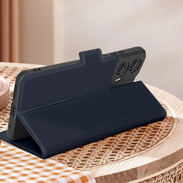 Avis Avizar Étui pour Motorola Moto G24, G04 et G04s Porte-carte Design Fin Bleu nuit