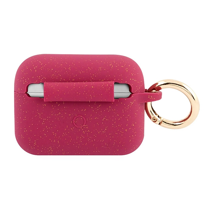 Guess Coque pour Airpods Pro Cover Ring en Silicone Rose pas cher