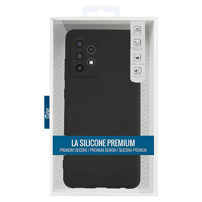 Jaym Coque pour Samsung Galaxy A32 5G Premium Soft Feeling Noir pas cher