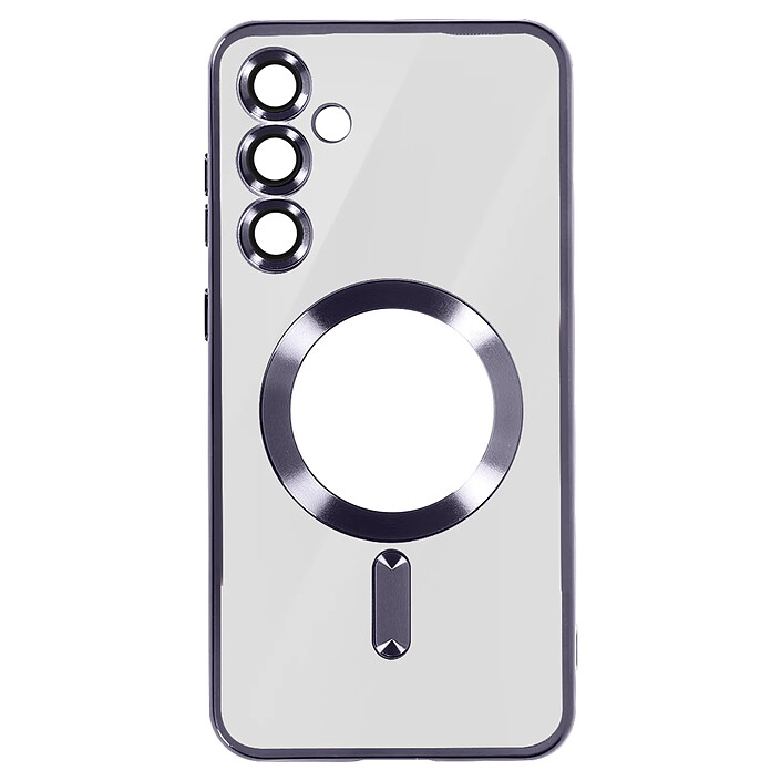 Avizar Coque MagSafe pour Samsung S24 Plus en Silicone Contour Chromé