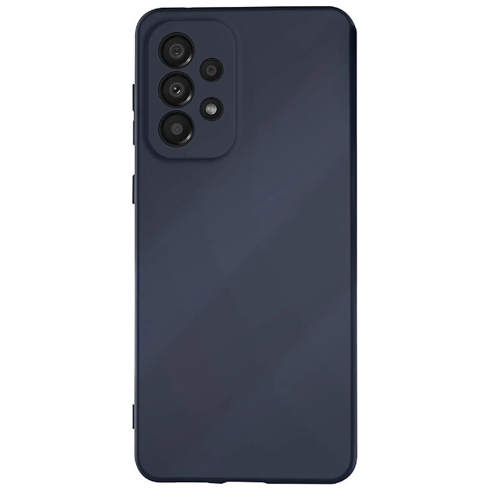 Jaym Coque pour Samsung Galaxy A33 5G Premium Silicone Microfibre Bleu