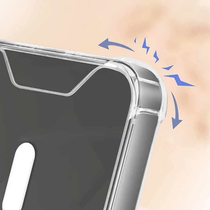 Avis Coque Magsafe pour iPhone 13 Pro Max Silicone Gel Coins Renforcés Transparent