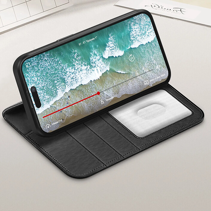 Acheter CYGNETT Étui pour iPhone 15 Plus Série Urban Wallet avec Porte-cartes et Support Vidéo Noir