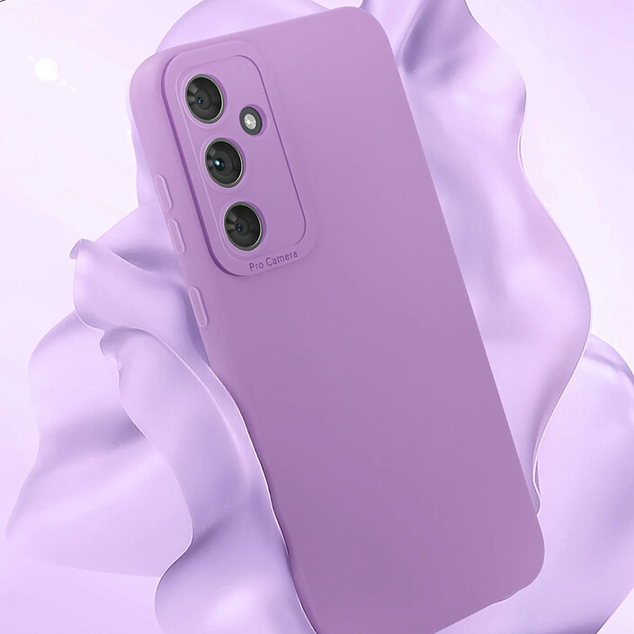 Acheter Avizar Coque pour Samsung Galaxy A54 5G Silicone Mat Toucher Doux Violet foncé