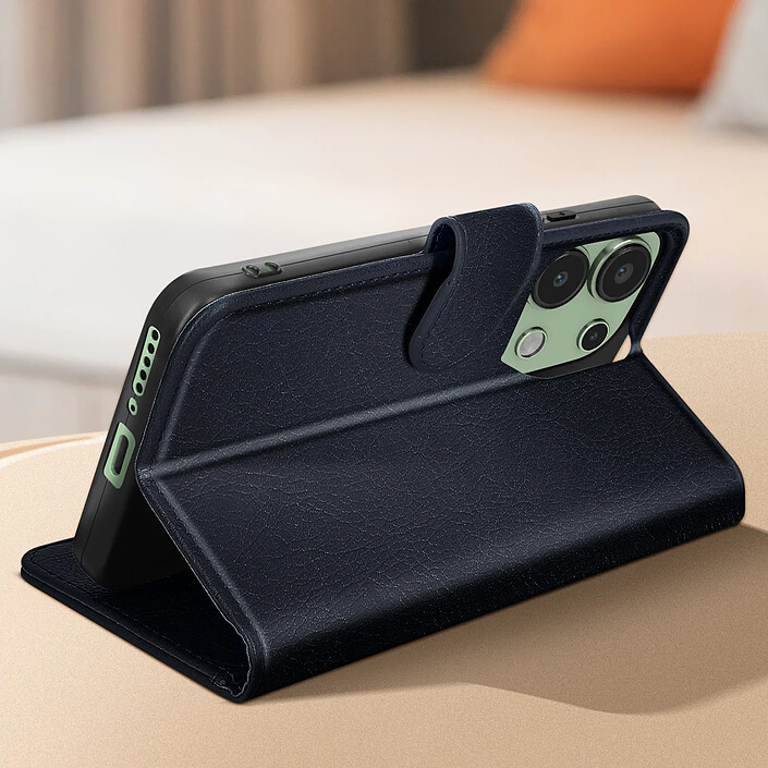 Avis Avizar Étui pour Xiaomi Redmi Note 13 4G Portefeuille et Support Vidéo Bleu nuit