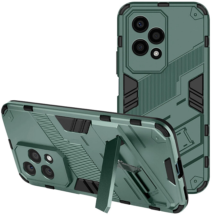 Avizar Coque pour Honor 200 Lite Antichoc avec Béquille Support Vidéo Vert foncé