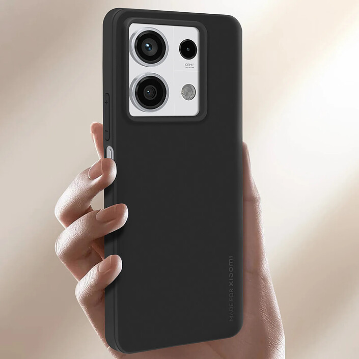 Avis Xfm Coque pour Xiaomi Redmi Note 13 5G Silicone Mate Soft Touch Noir