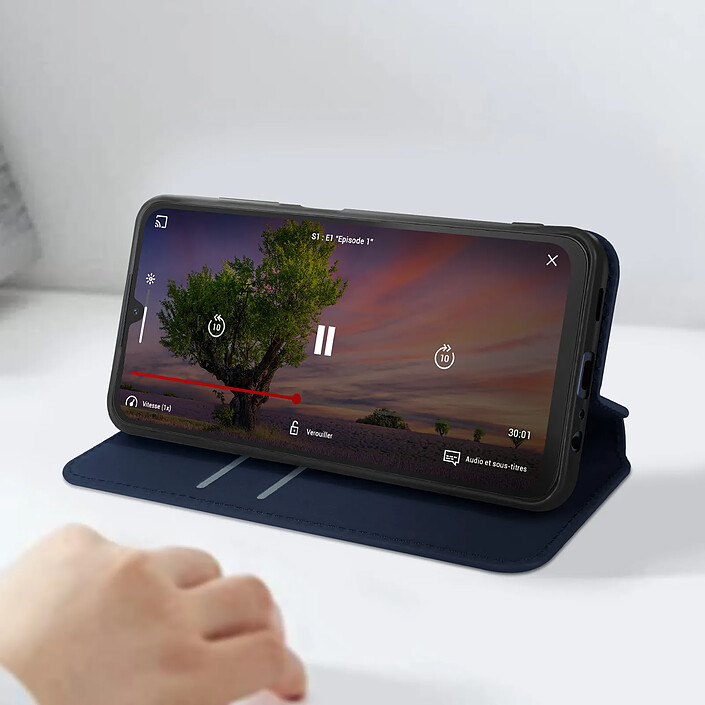 Avis Avizar Étui pour Samsung Galaxy A15 Porte-carte Support Vidéo Bleu nuit