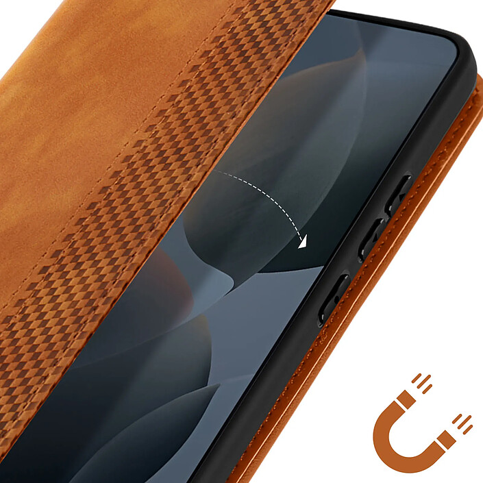 Avizar Étui pour Xiaomi Poco X6 Pro Portefeuille Support Motif Mosaique pas cher