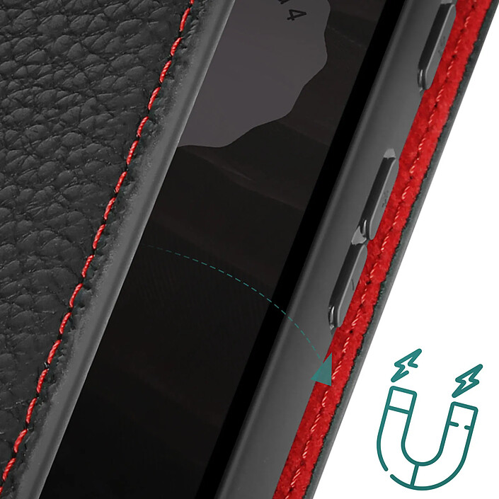 Avizar Housse pour Google Pixel 7a Cuir Véritable Clapet portefeuille Support pas cher