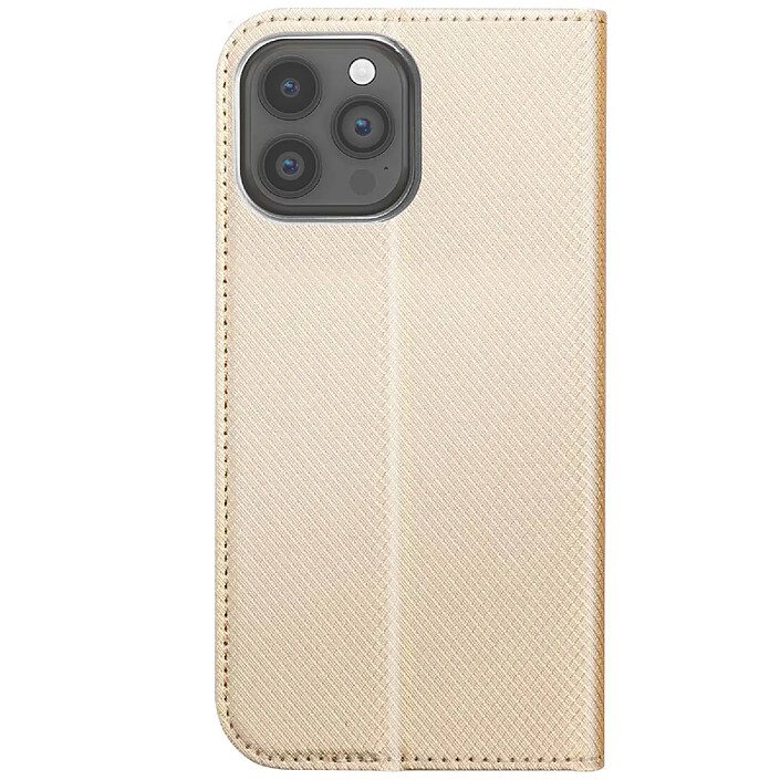 Acheter Jaym Étui Folio pour Apple iPhone 15 Pro Magnétique Fonction Stand Dorée