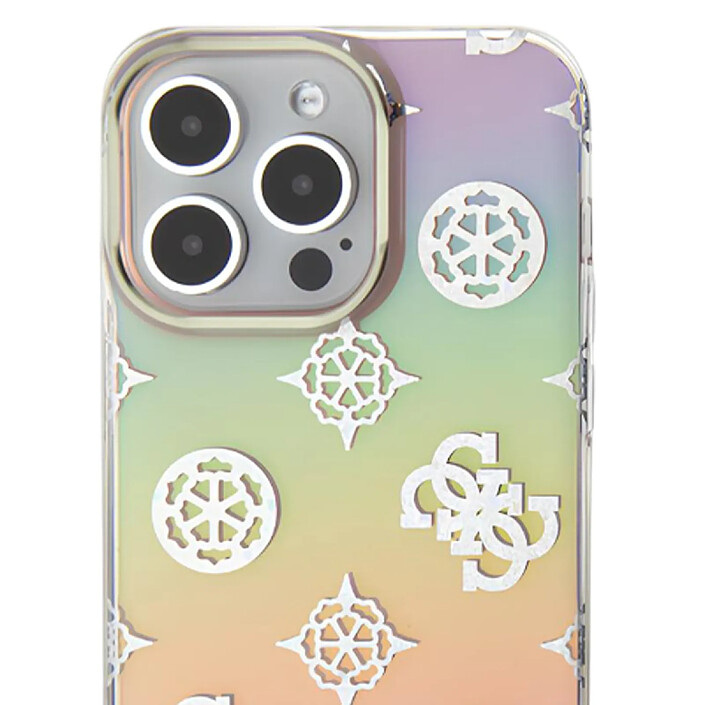 Acheter Guess Coque pour Apple iPhone 15 Pro TPU Peony avec dragonne Multicolore