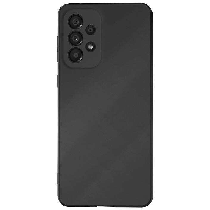 Jaym Coque pour Samsung Galaxy A53 5G Premium Silicone Microfibre Noir