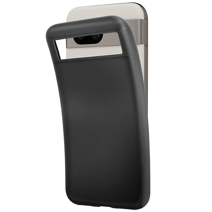 Acheter Mayaxess Coque pour Google Pixel 8a Silicone Souple Revêtement Fin Noir
