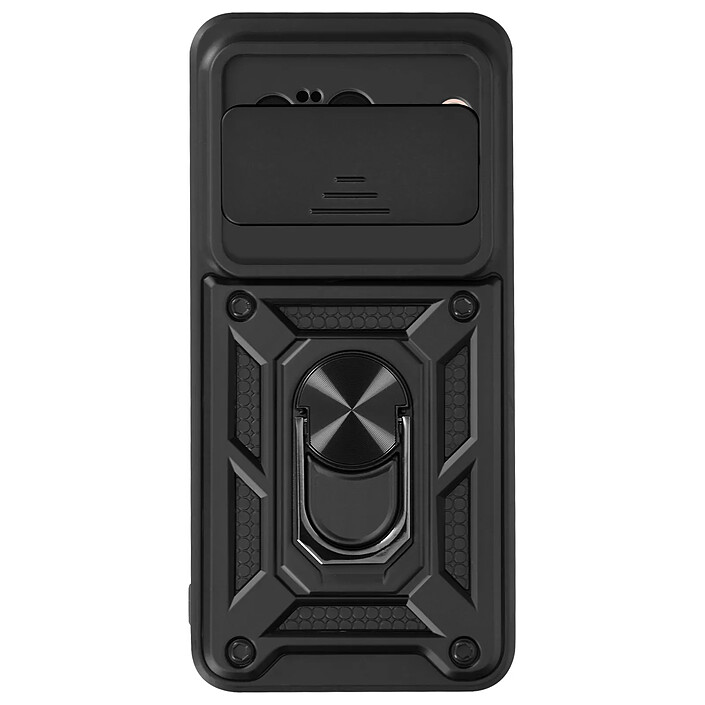 Mayaxess Coque pour Google Pixel 8 Bague Support Cache Caméra Coulissant Noir