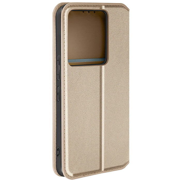 Avizar Étui Folio pour Redmi Note 13 Pro 5G avec Porte-cartes et Fonction Support Dorée