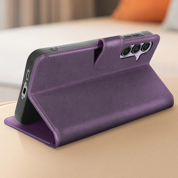Avis Avizar Étui pour Samsung Galaxy A55 Clapet Portefeuille et Support Vidéo Violet foncé