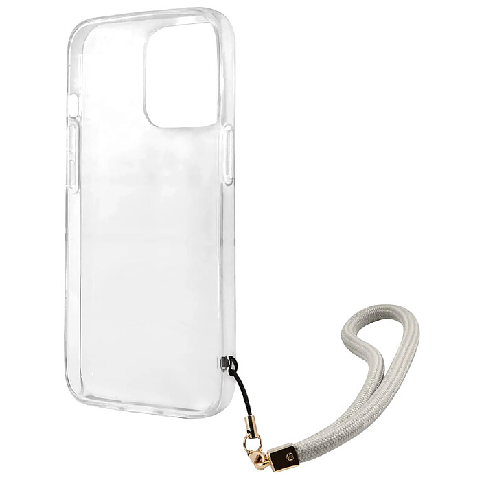 Avis Guess Coque pour Apple iPhone 13 Pro Marble Strap Gris