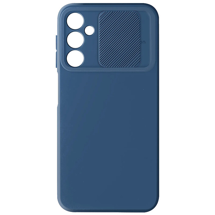 Avizar Coque pour Samsung Galaxy A25 5G Silicone Cache Caméra Coulissant Bleu nuit