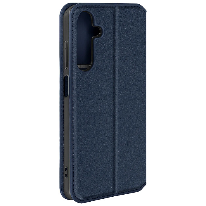Avizar Étui pour Samsung Galaxy A15 Porte-carte Support Vidéo Bleu nuit