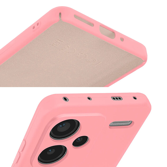 Avizar Coque pour Redmi Note 13 Pro Plus Série Fast Cover Antidérapant Rose pas cher
