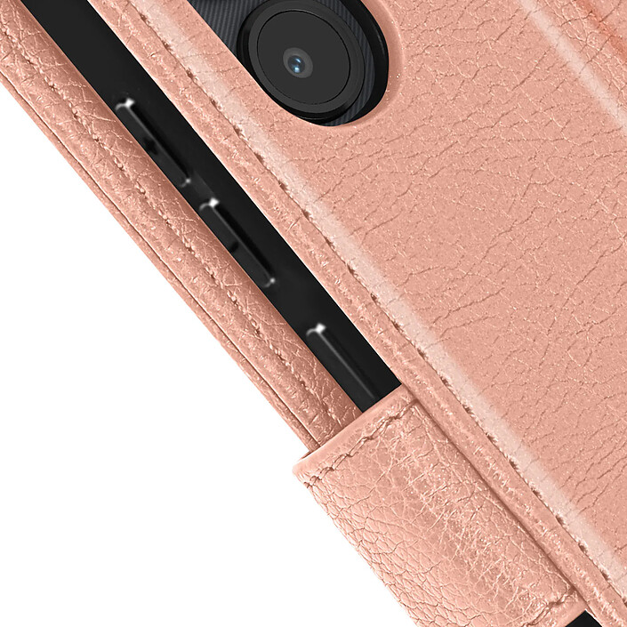 Acheter Avizar Étui pour Xiaomi Redmi 9C / 9C NFC / 10A Portefeuille et Support Vidéo Rose champagne